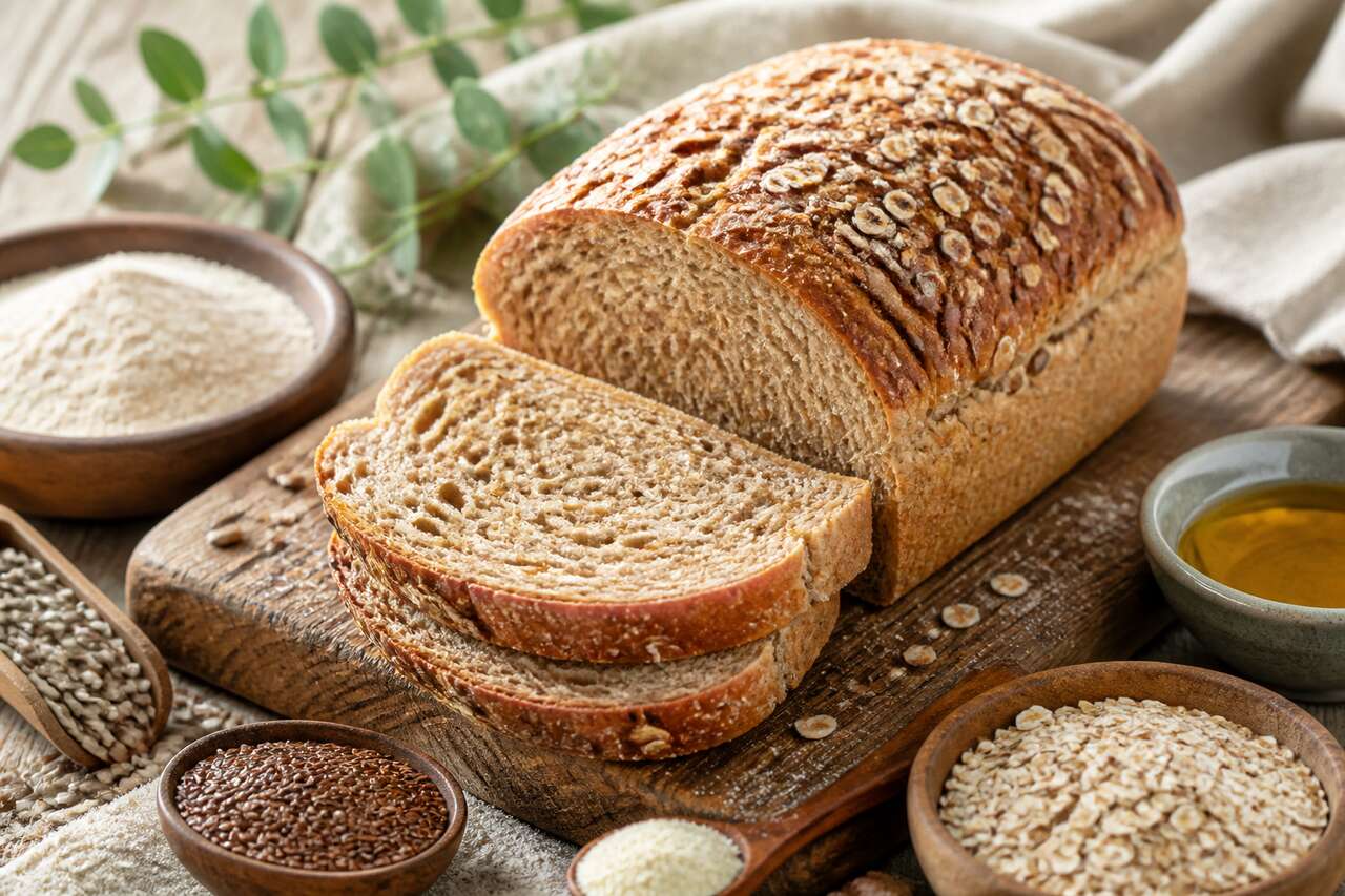 Recette de pain complet maison pour le petit-déjeuner