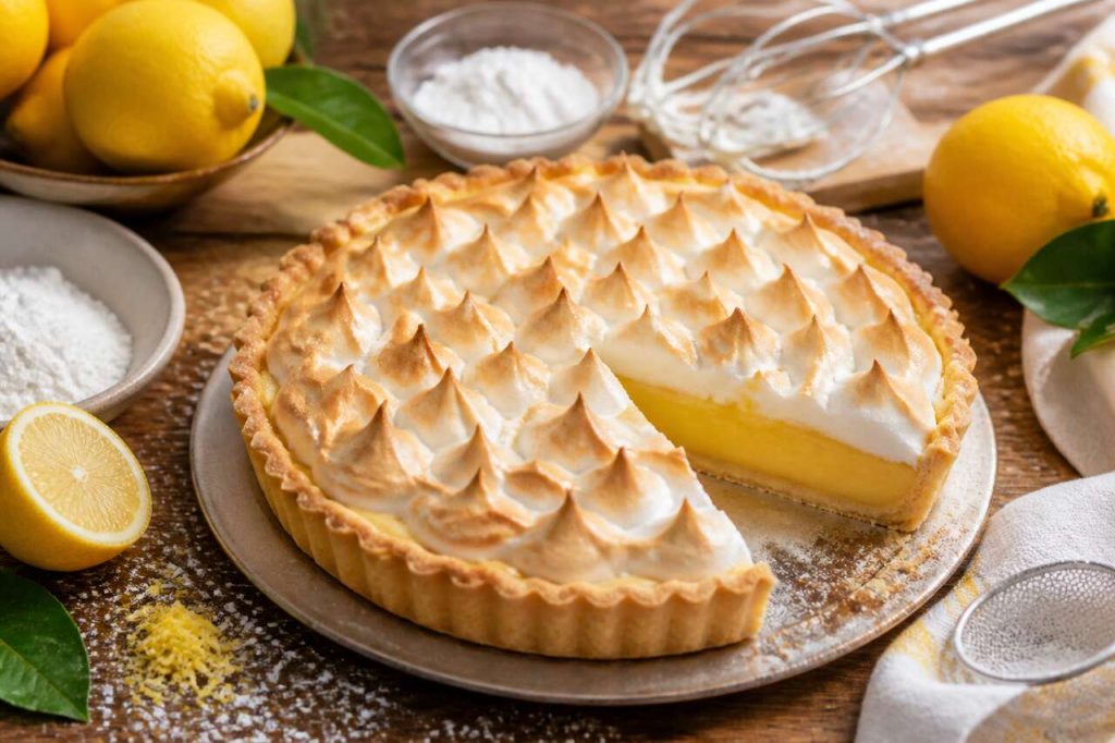 Recette de tarte au citron meringuée spéciale fête des mères