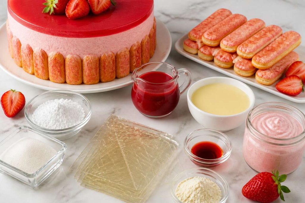 Recette du bavarois aux fraises fondant et irrésistible