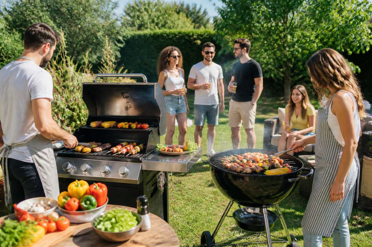 Choisir le type de barbecue : charbon ou gaz