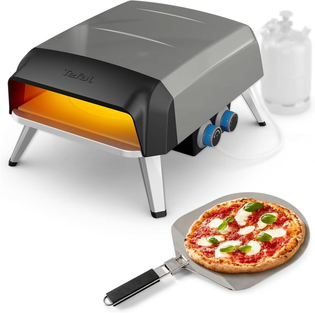 Test du four Tefal pizza pronto gaz avec pierre rotative