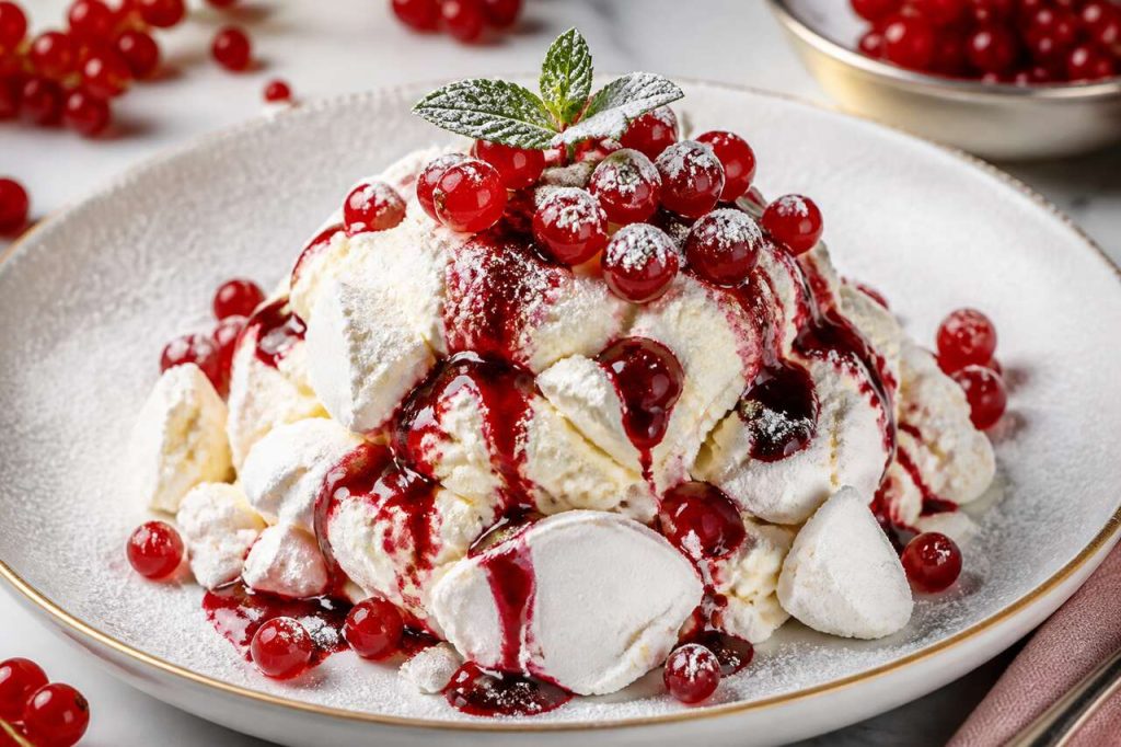 Recette de l'Eton mess à la groseille : un dessert frais et gourmand