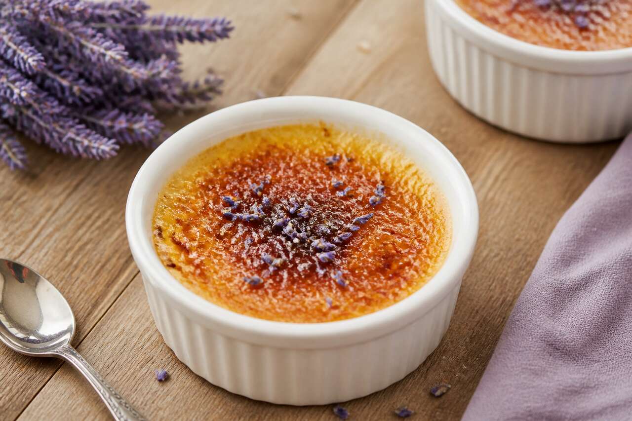 Recette de crème brûlée à la lavande
