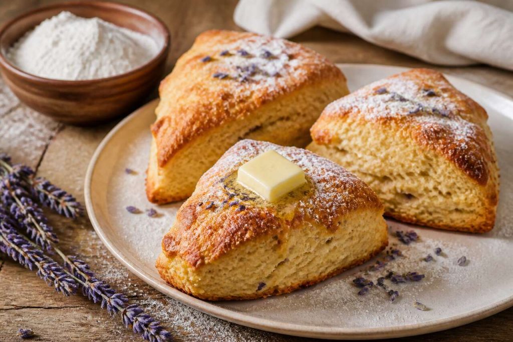 Recette de scones à la lavande faciles et parfumés