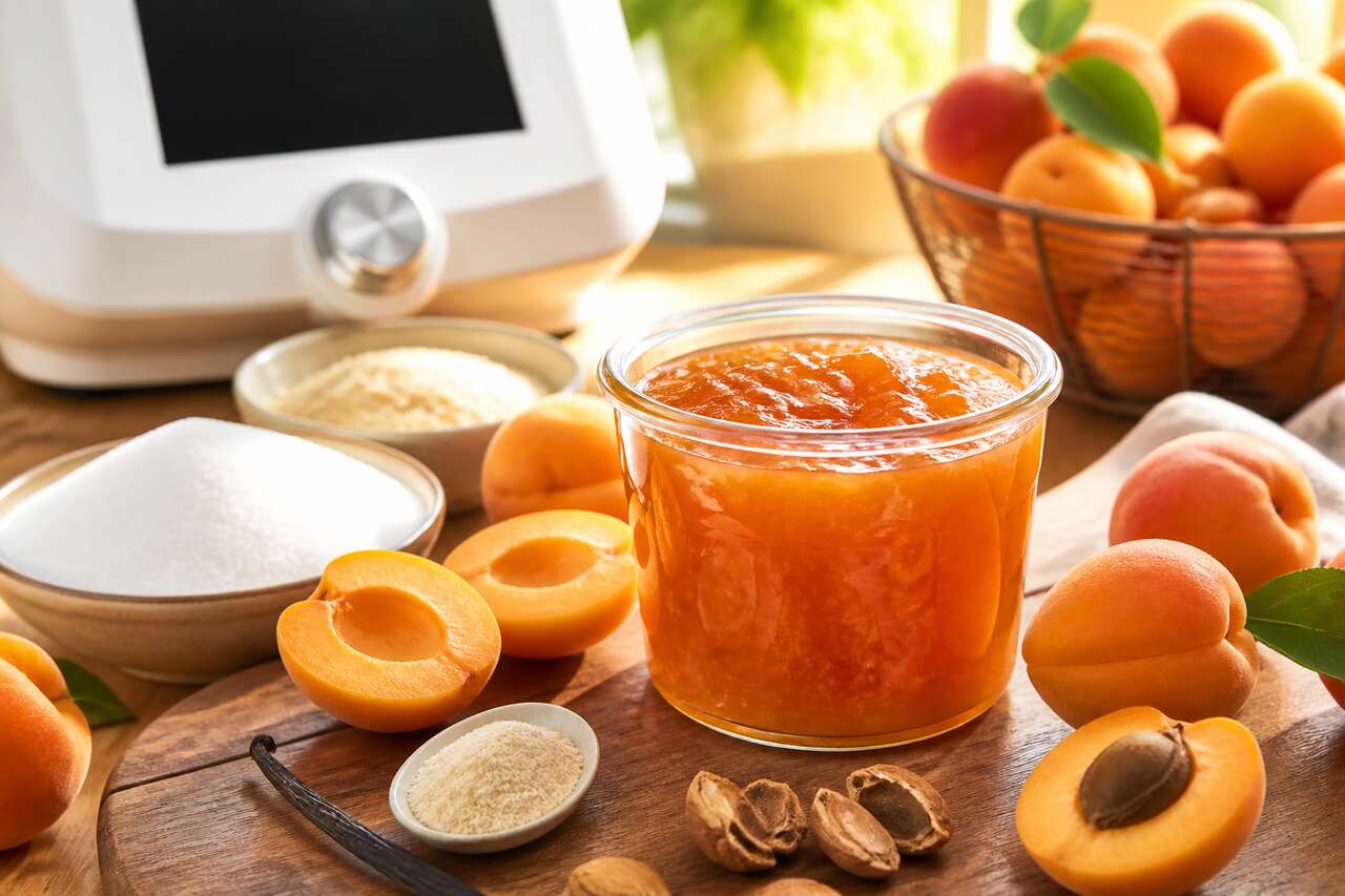Recette de confiture à l'abricot au Monsieur Cuisine