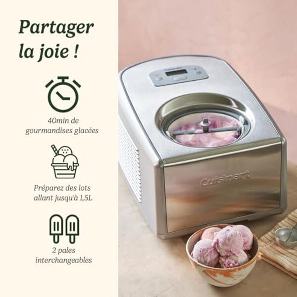 Découvrez notre test complet de la sorbetière Cuisinart ICE100BCU : performances, facilité d'utilisation et recettes pour préparer vos desserts maison rapidement.