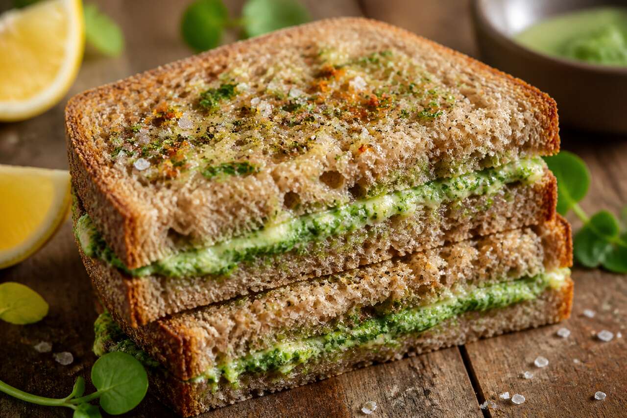 Recette de sandwichs au beurre de cressonnette