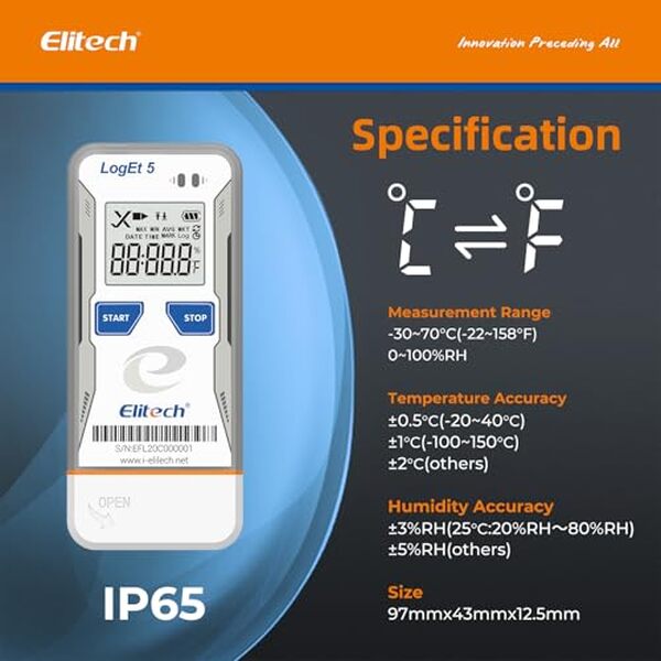 Découvrez notre test détaillé de l'enregistreur Elitech LogEt5TH : un capteur USB performant pour mesurer température et humidité avec précision. 