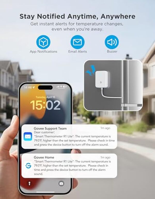Découvrez notre test complet du thermomètre WiFi GoveeLife pour réfrigérateur : fonctionnalités, précision et prix. Contrôlez la température de votre frigo à distance.