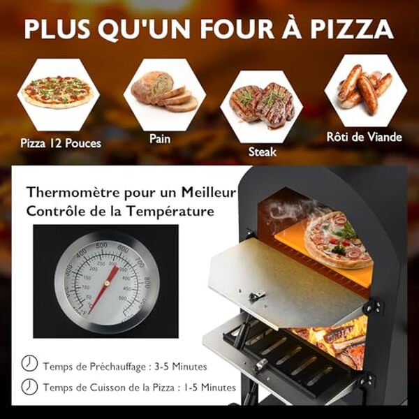 Découvrez notre test détaillé du four à pizza GYMAX 162cm : cuisson au bois, performances, avantages et inconvénients pour faire le bon choix. 