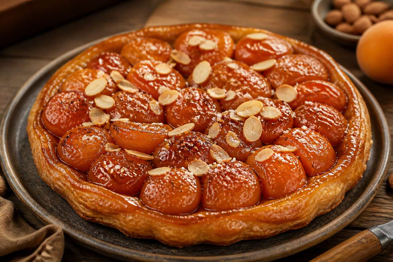 Recette de la tarte tatin aux abricots