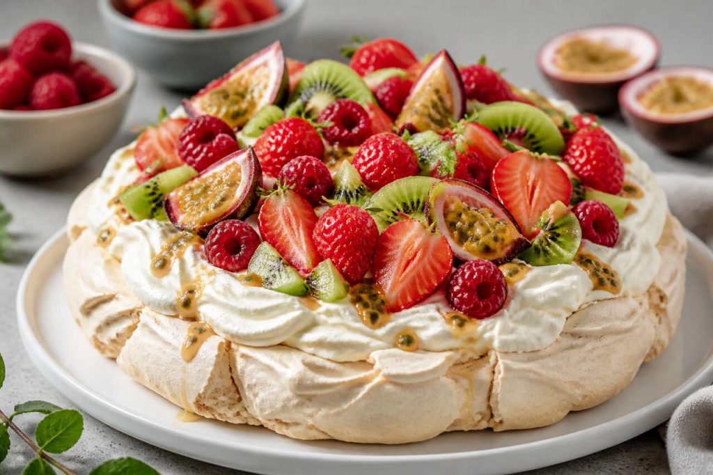 Recette de pavlova aux fruits frais : un dessert léger et gourmand