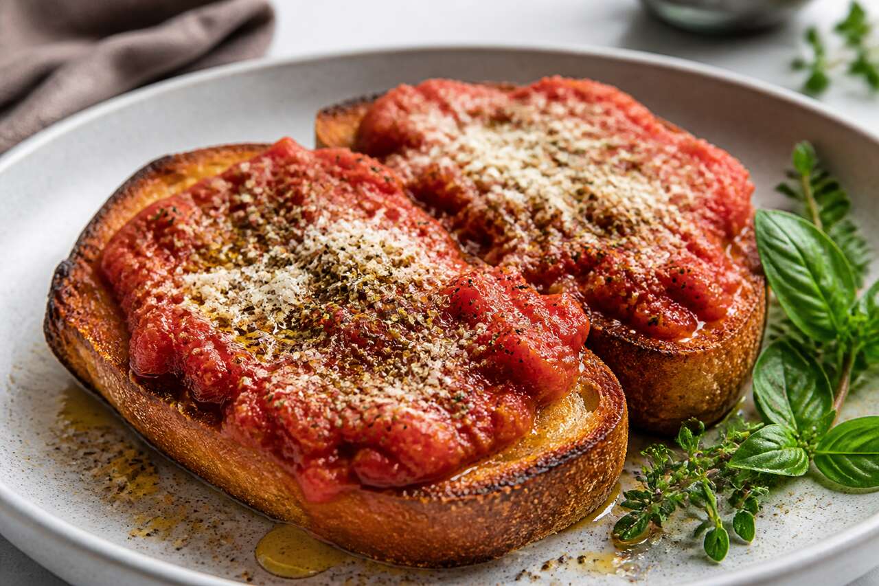 Recette du pain perdu salé à la tomate