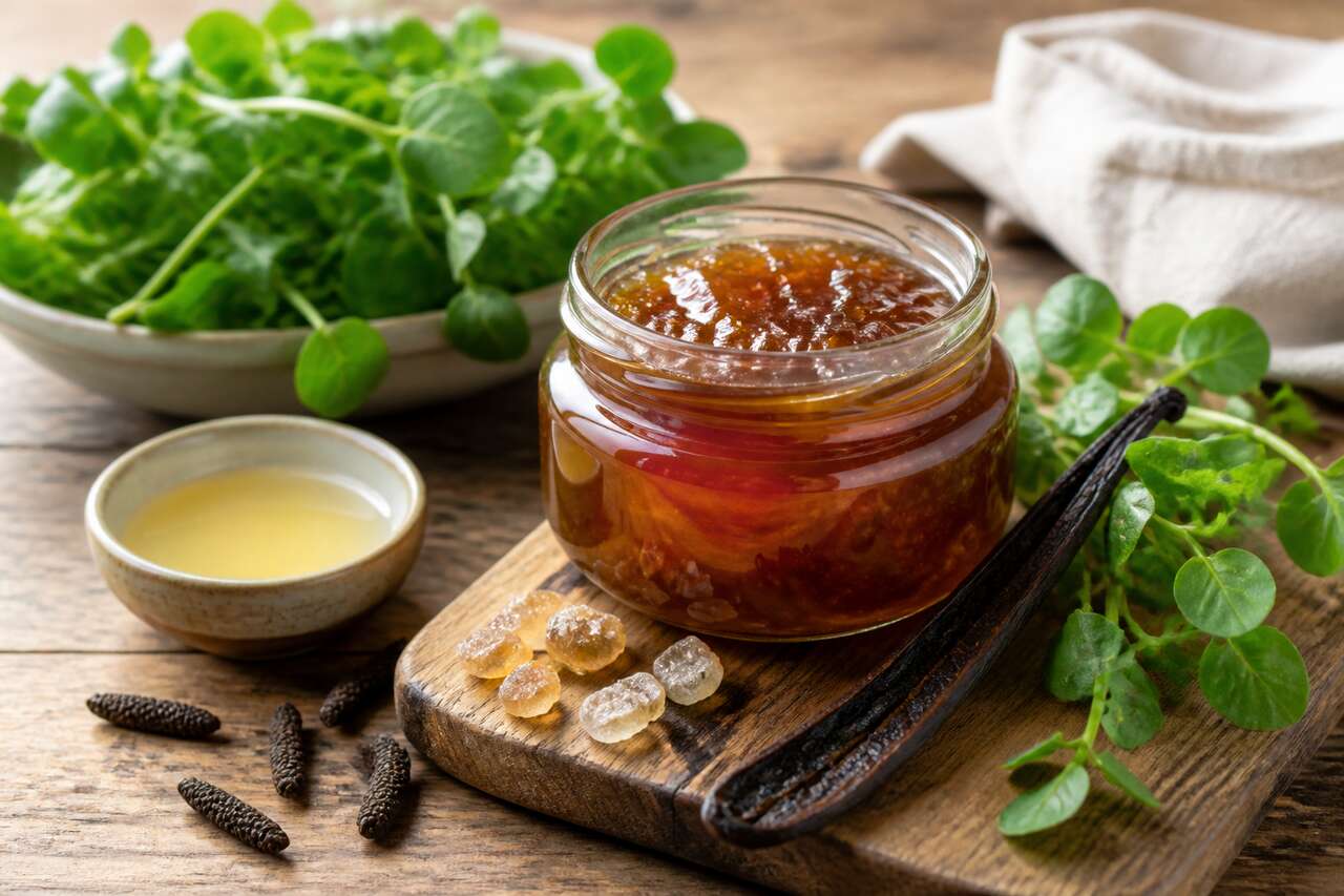 Recette de confiture de Mereville au poivre long et à la vanille