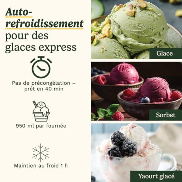 Découvrez notre test complet de la sorbetière Cuisinart FreezeEase : performances, rapidité et qualité des sorbets faits maison en seulement 40 minutes.