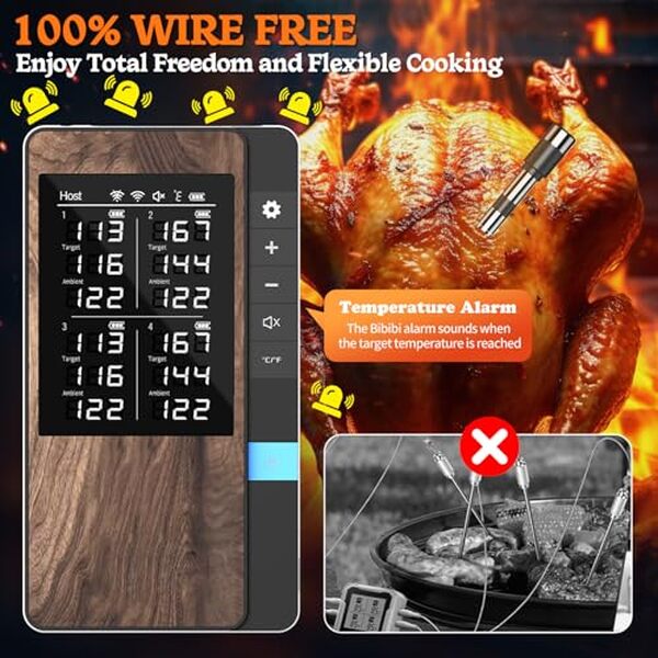 Découvrez notre test complet du thermomètre de cuisine sans fil IP67 étanche. Idéal pour barbecue et grill, lisez nos avis et conseils d'achat. 