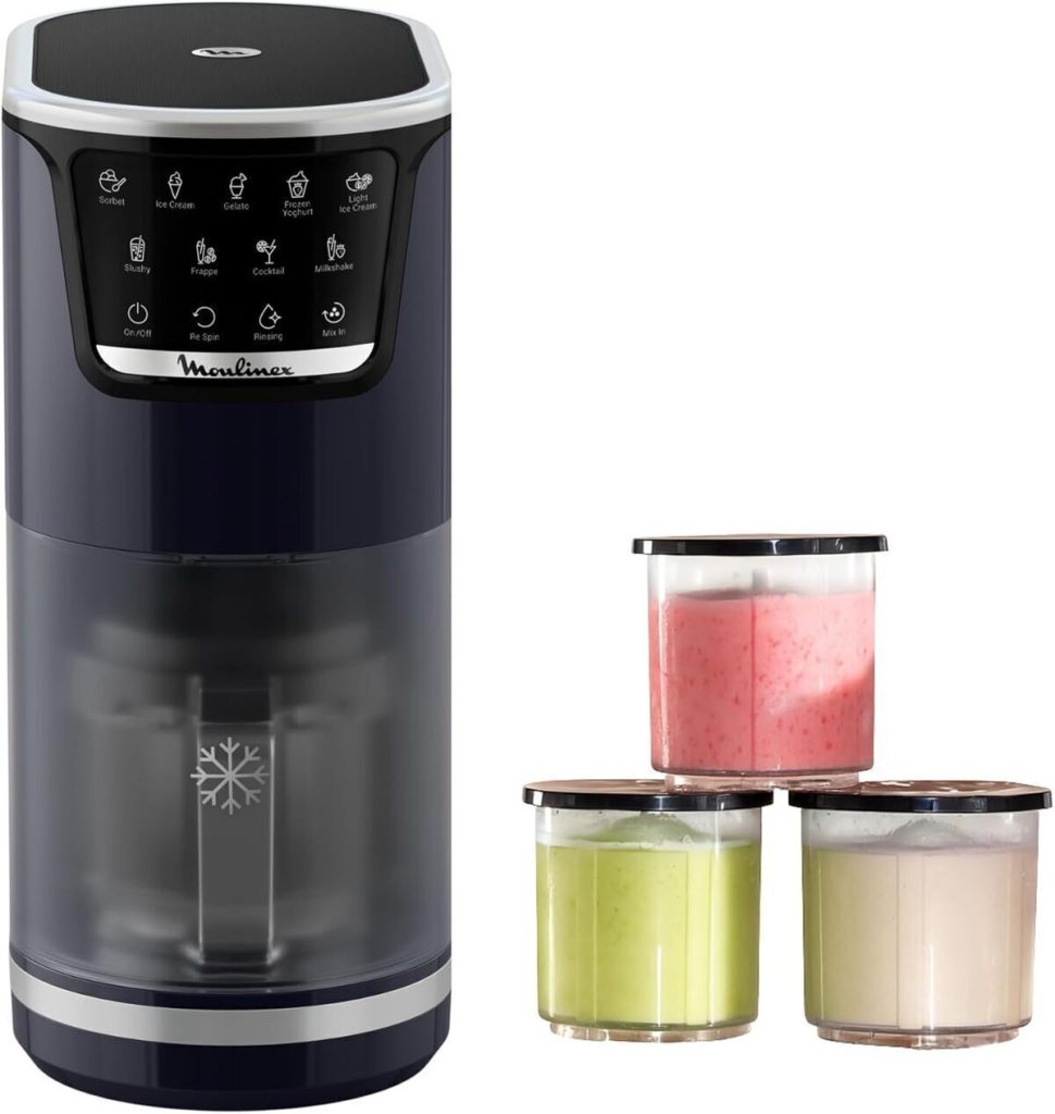 Test de la machine à glaces Moulinex Dolci MJ6038F0 : 10 programmes et technologie 1-Step Perfector