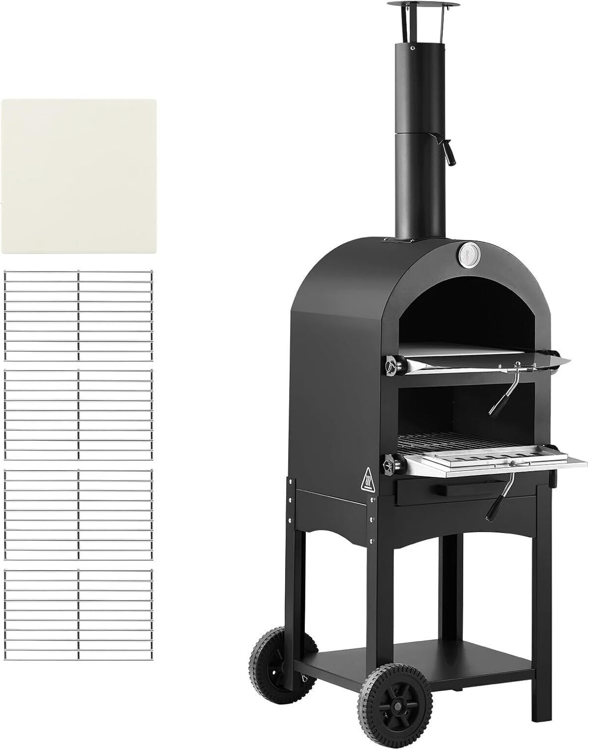 Test du four à pizza d'extérieur VEVOR : efficacité et mobilité