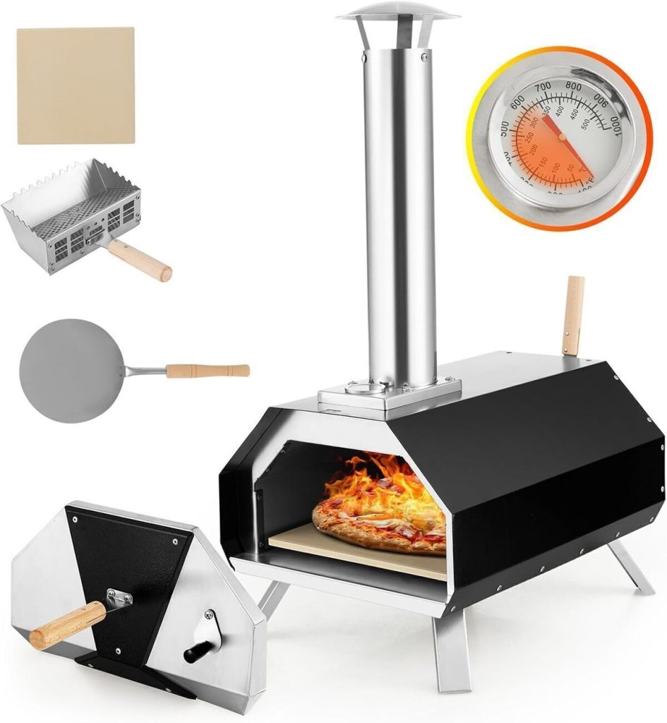 Test du four à pizza extérieur GYMAX : performance et praticité
