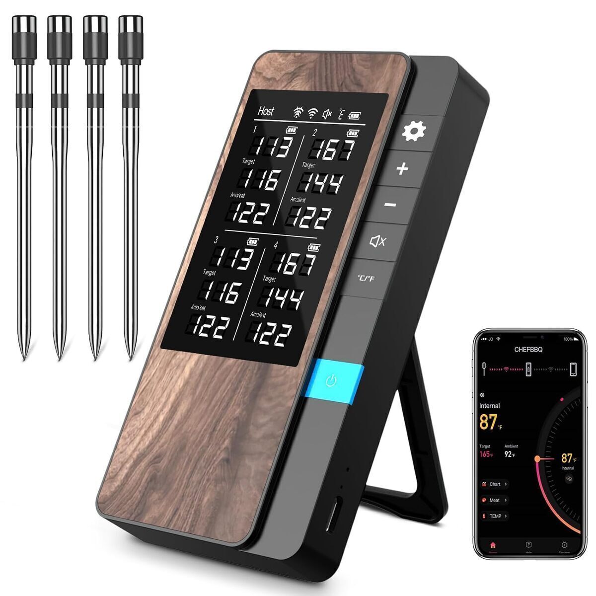 Test : thermomètre cuisine sans fil IP67 pour barbecue et grill