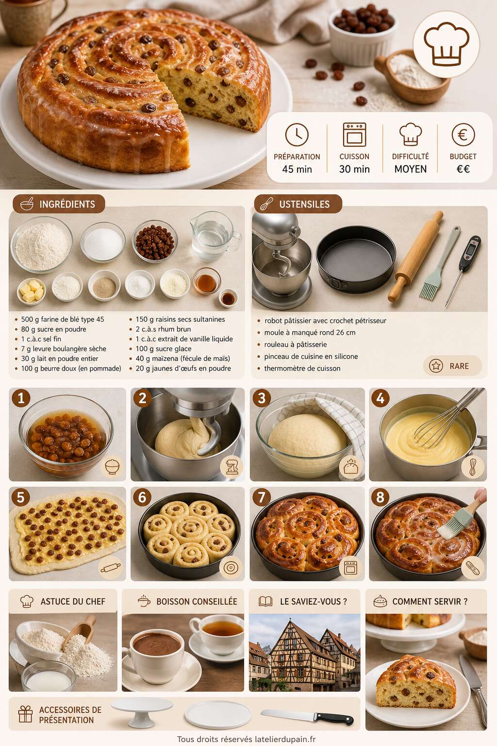 Fiche recette Recette du chinois aux raisins secs moelleux et gourmand Fiche recette Recette du chinois aux raisins secs moelleux et gourmand