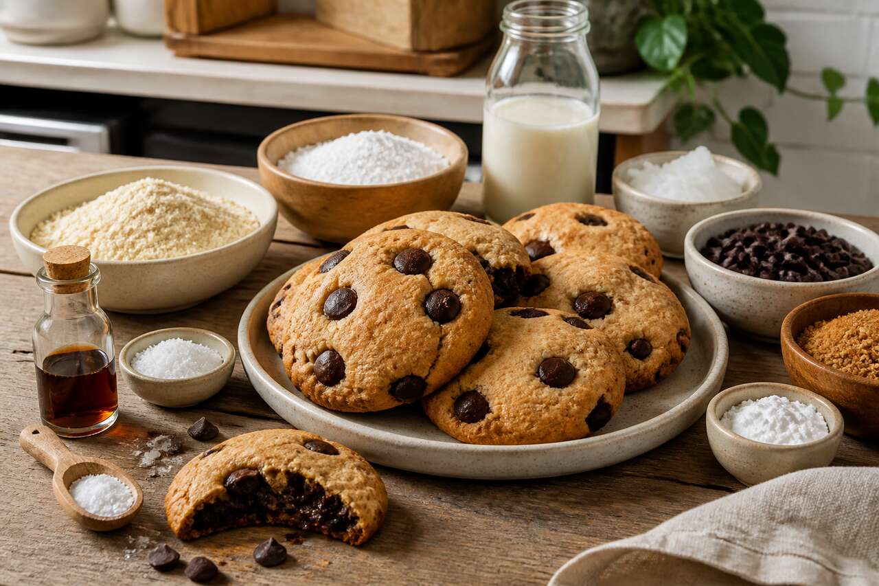 Recette de palets à la farine de lupin et pépites de chocolat