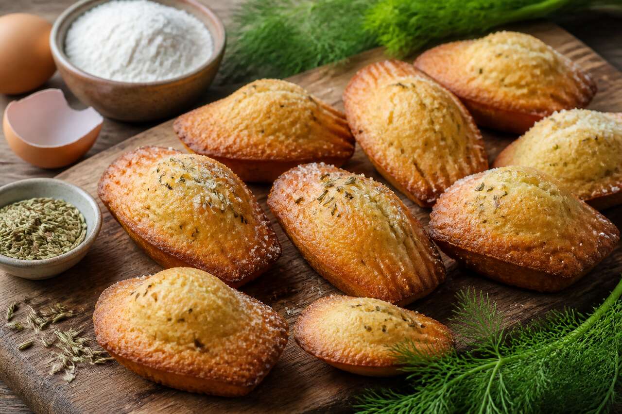 Recette de madeleines au fenouil : originales et parfumées