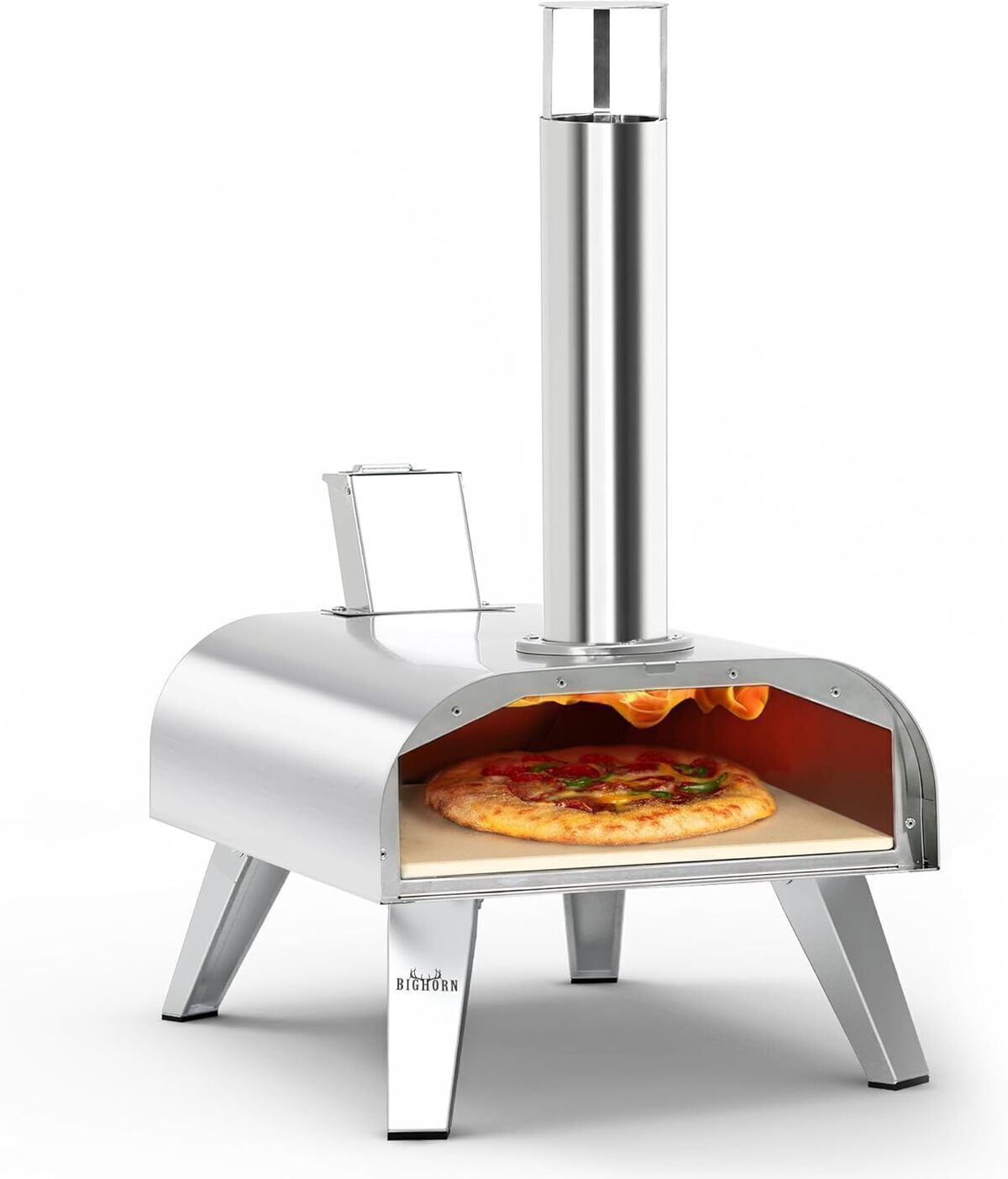 Test du four à pizza BIG HORN OUTDOORS portable en inox