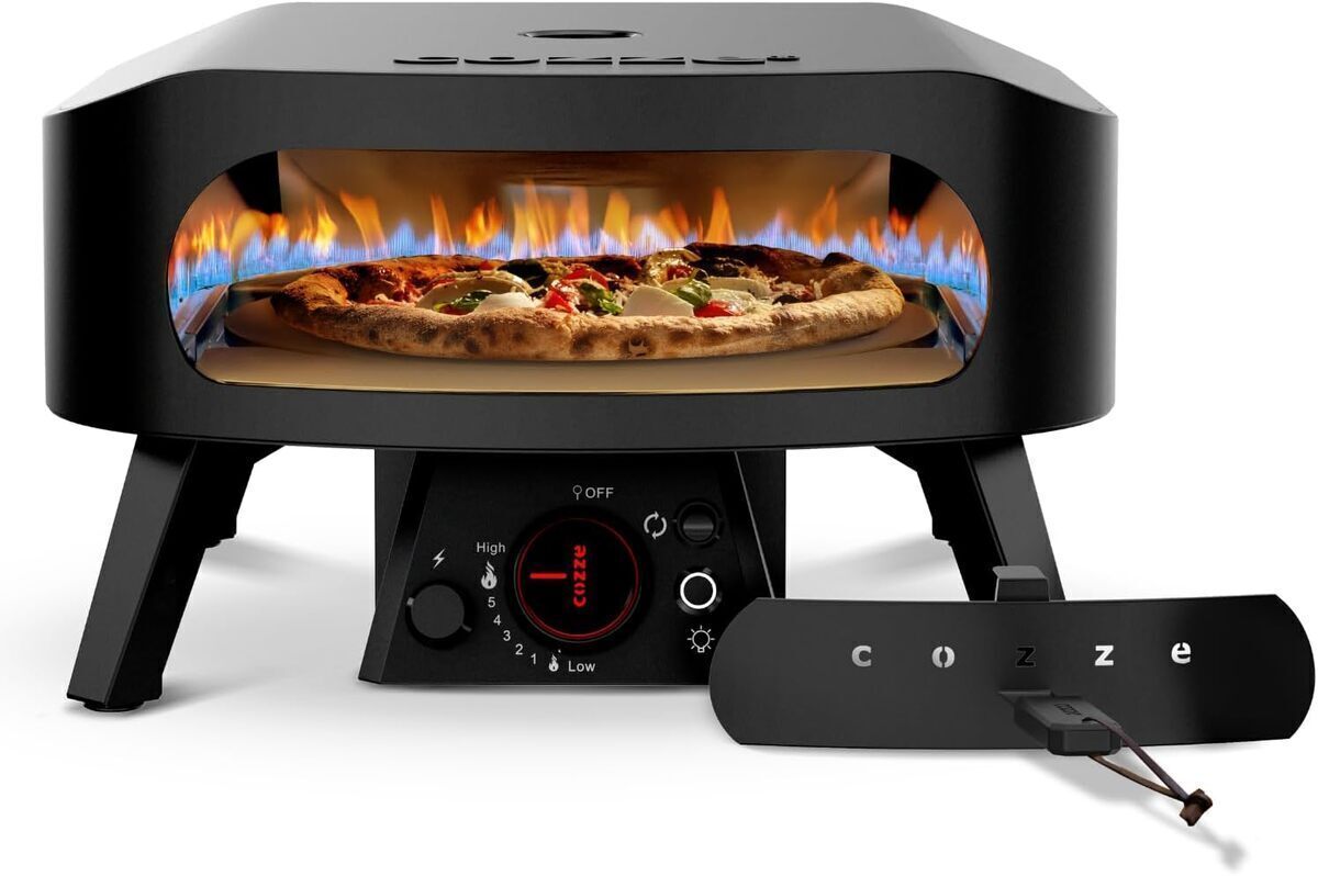 Test du four à pizza gaz cozze® 13" édition noire : cuisson rapide à 600°C