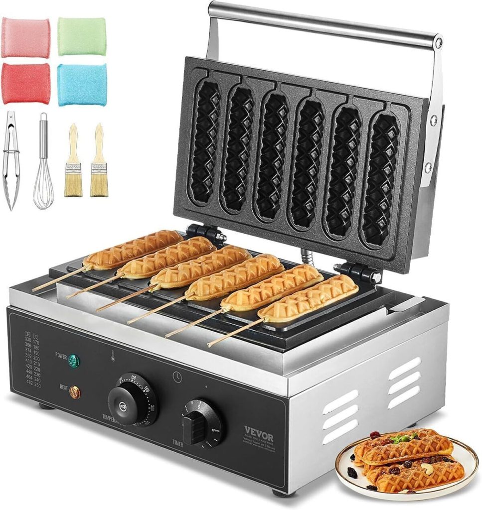 Test du gaufrier commercial VEVOR 1500W : efficacité et performance