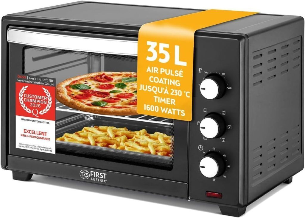 Test du mini-four TZS First Austria 1600W : performance et praticité