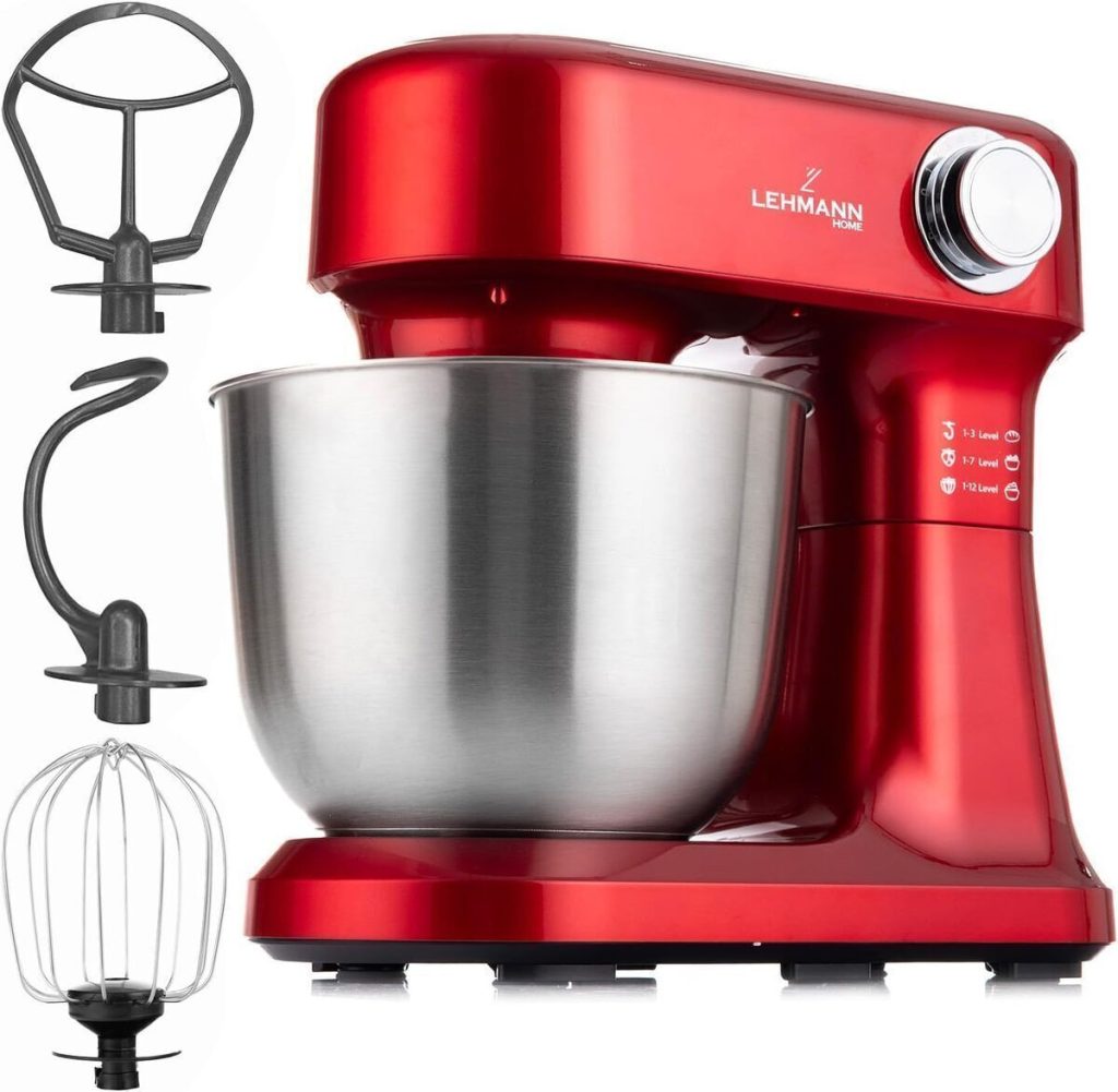 Test du robot pâtissier LEHMANN 1500 W : puissance et accessoires complets