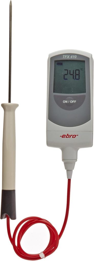 Test du thermomètre ebro TFX 410 pour professionnels
