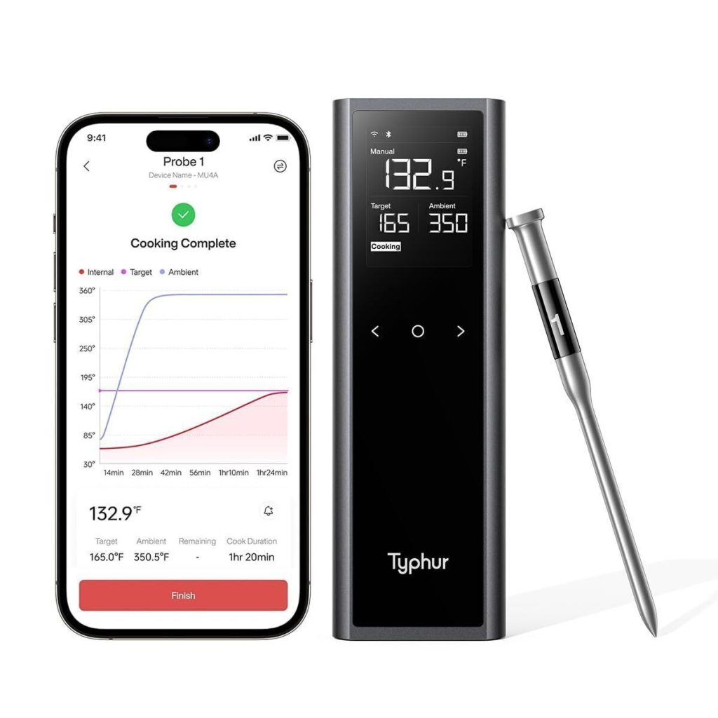 Test du thermomètre sans fil Typhur Sync One : précision et connectivité optimales