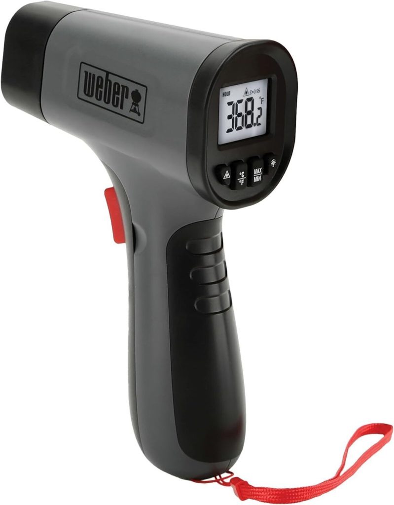 Test du thermomètre sans fil Weber Griddle infrared pour grillades