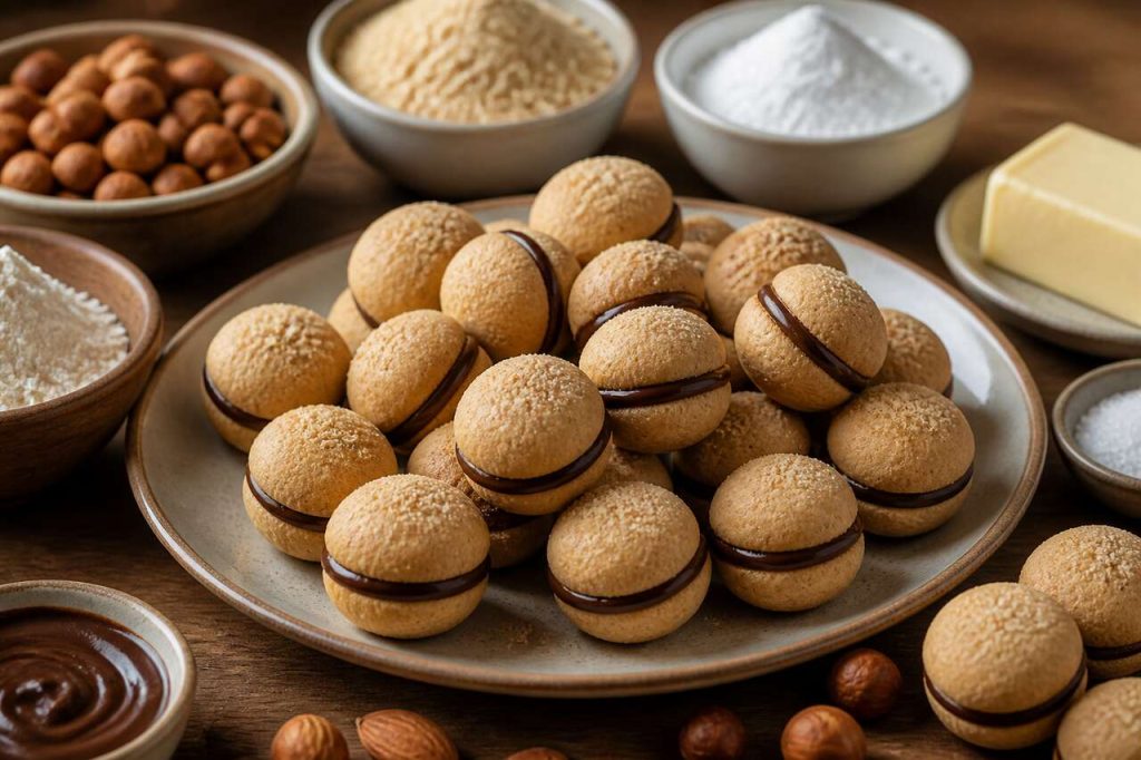 Recette des baci di dama : baisers de dame à l'amande ou à la noisette