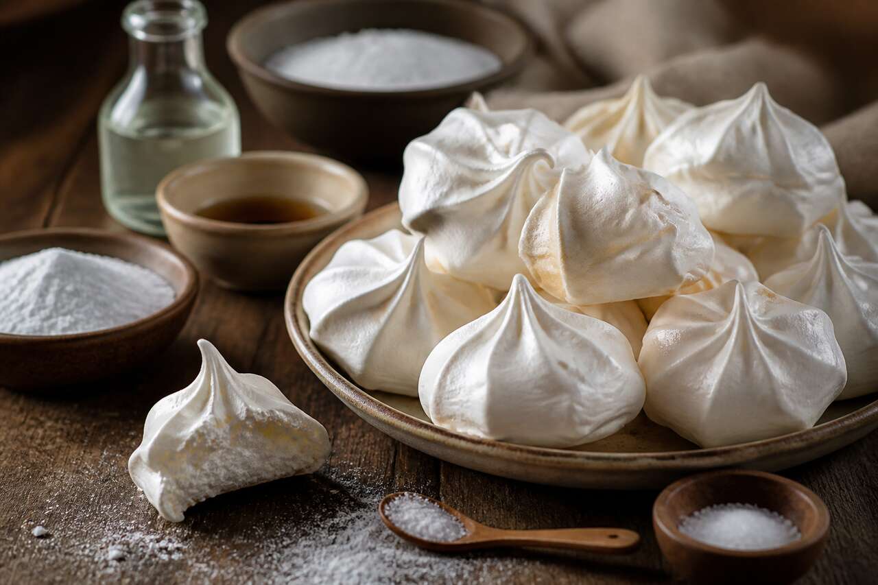 Recette de meringues sans sucre : légères et croustillantes