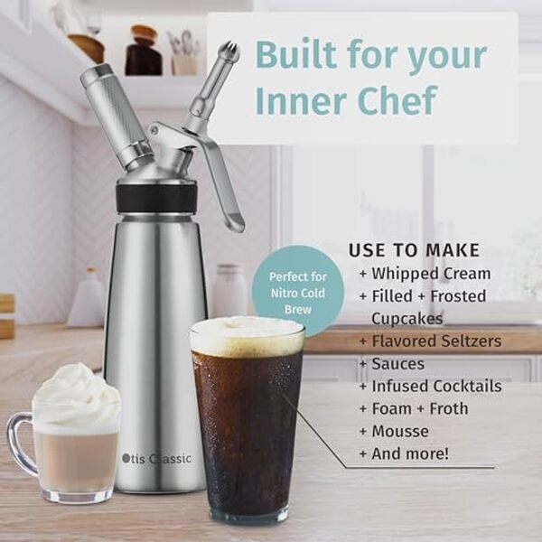Découvrez notre test complet du siphon professionnel 1 pinte en acier inoxydable pour crème Chantilly. Avis, performances et recommandations pour choisir le meilleur siphon.