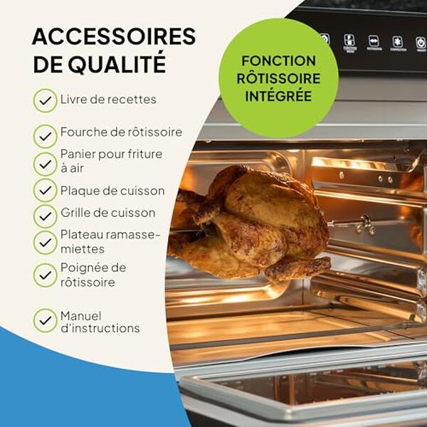 Découvrez notre test détaillé du four Fridja F77 Super Oven Pro 30L. Polyvalent, puissant et performant : tous les avantages et caractéristiques de ce modèle haut de gamme. 