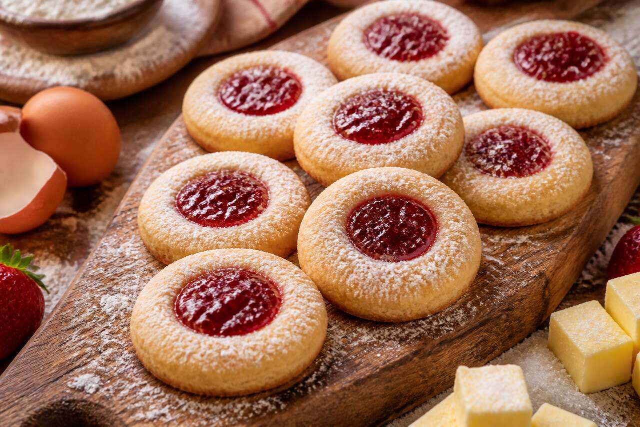 Recette facile de petits sablés à la confiture