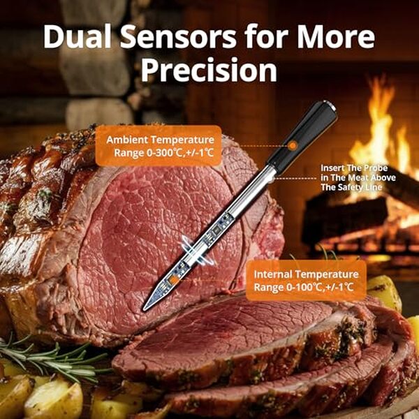 Découvrez notre test détaillé du thermomètre à viande sans fil avec portée Bluetooth 150 m : performances, précision et avis complet pour bien cuire vos grillades. 