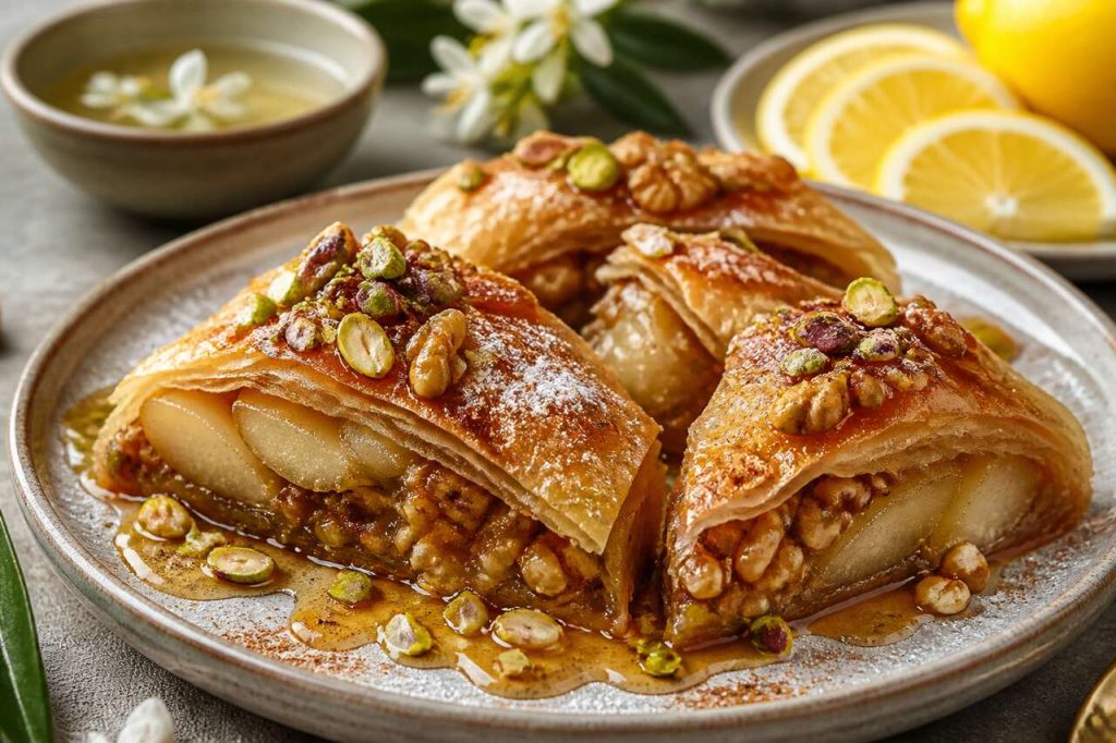 Recette de baklava aux poires : un dessert oriental revisité