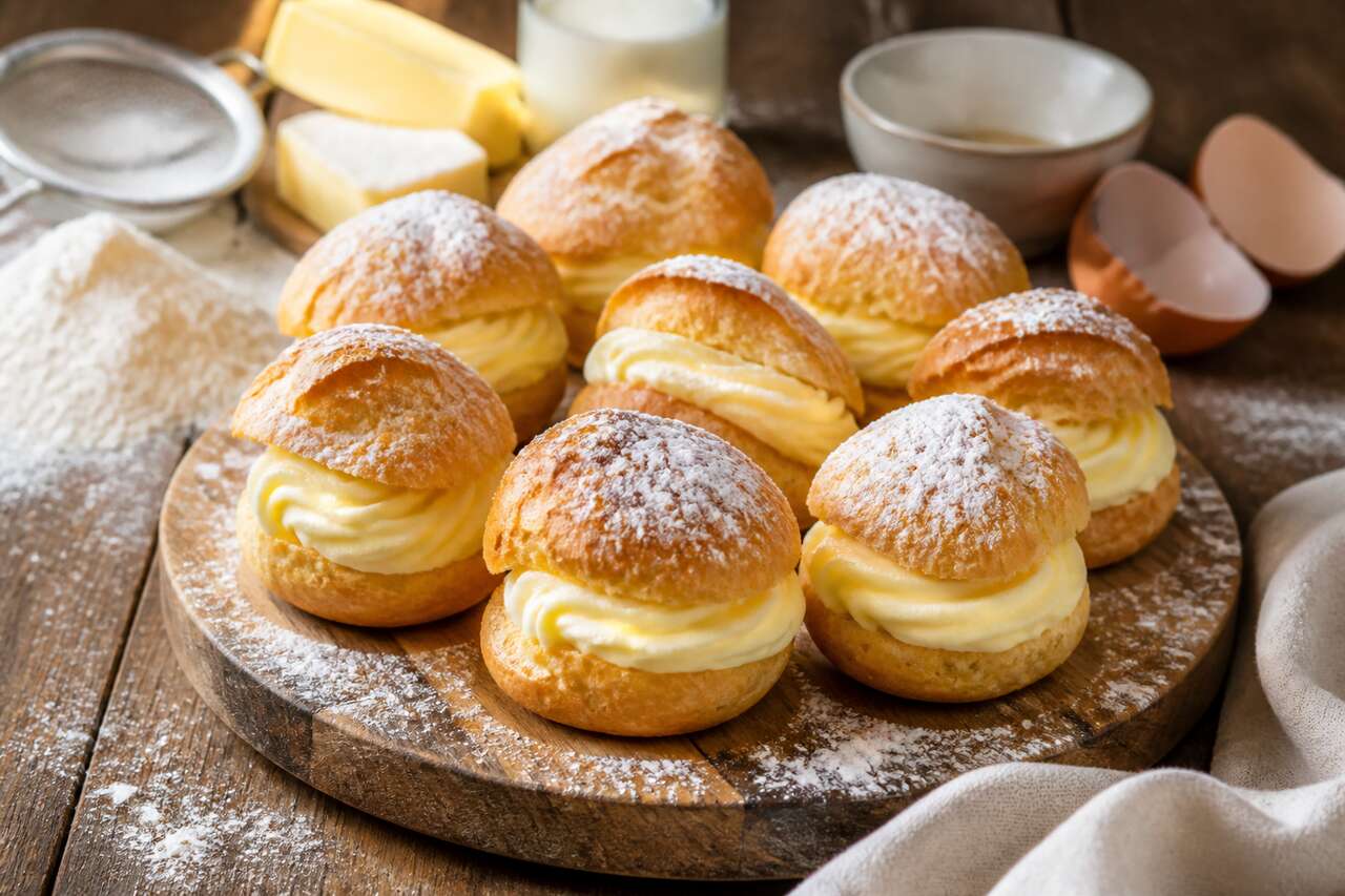Recette de choux à la crème faciles et gourmands