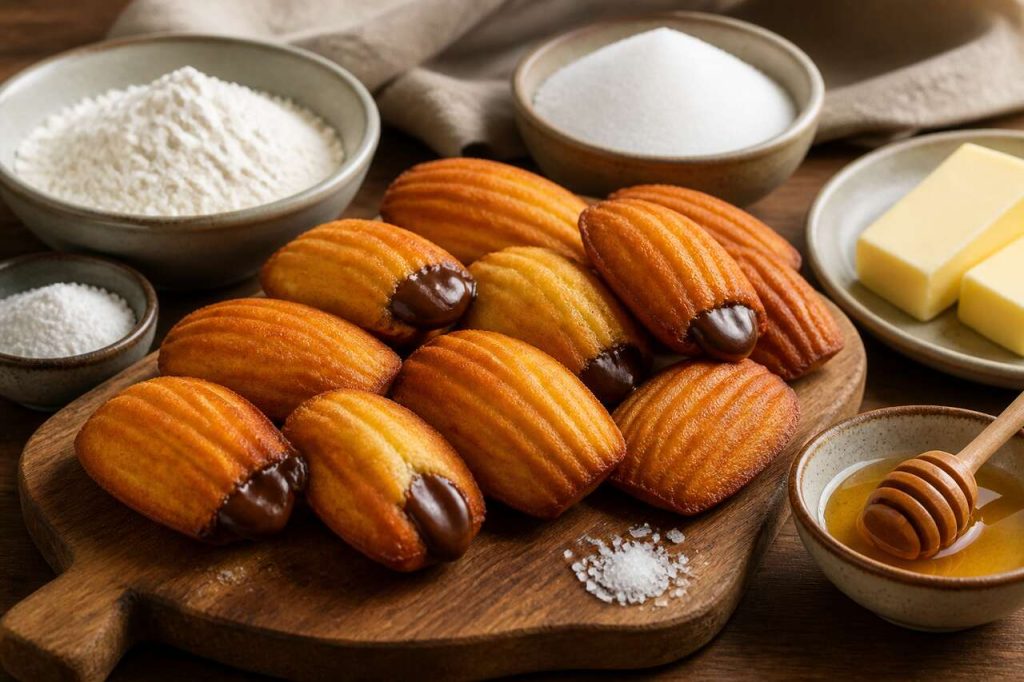 Recette des madeleines au Nutella moelleuses et gourmandes