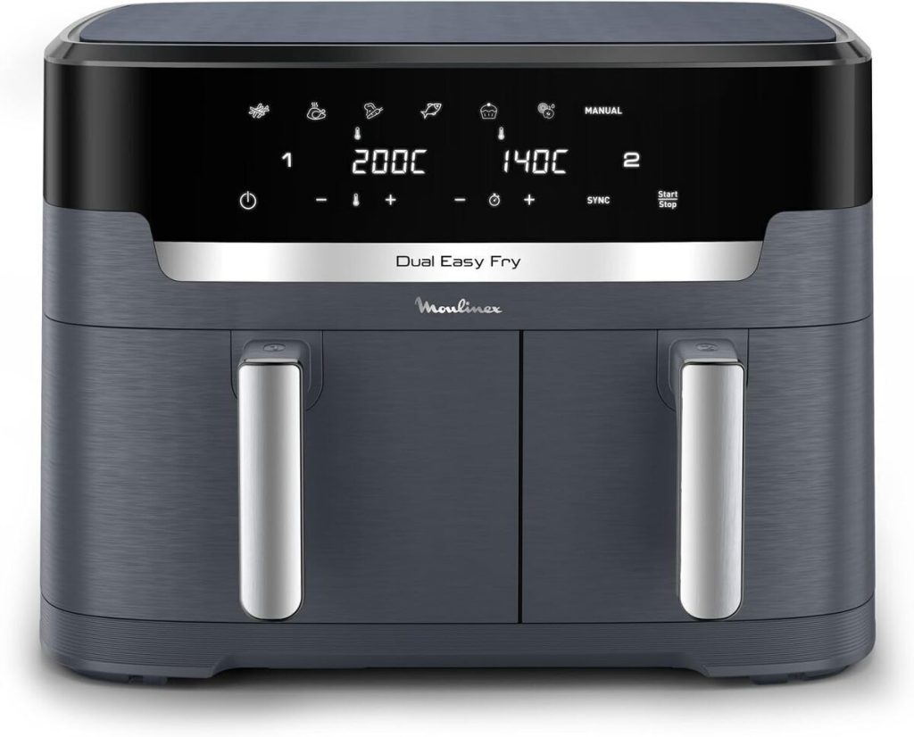 Test de la friteuse Moulinex Dual Easy Fry XXL : performance et capacité
