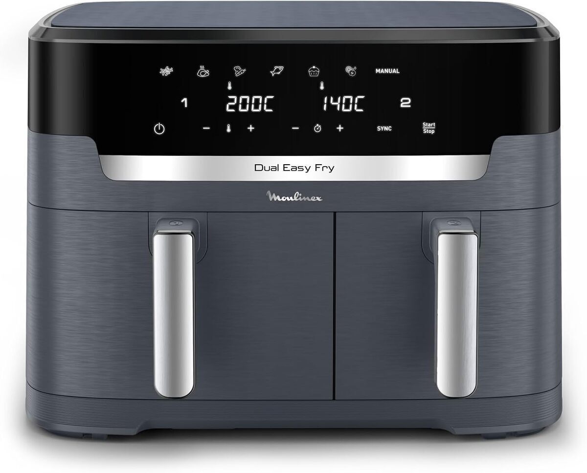 Test de la friteuse Moulinex Dual Easy Fry XXL : performance et capacité