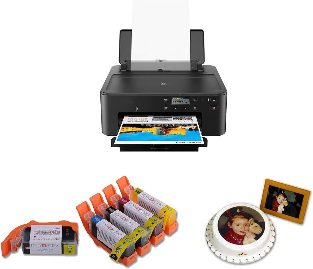 Test de l'imprimante alimentaire Din A4 McFly : kit complet et ses accessoires comestibles