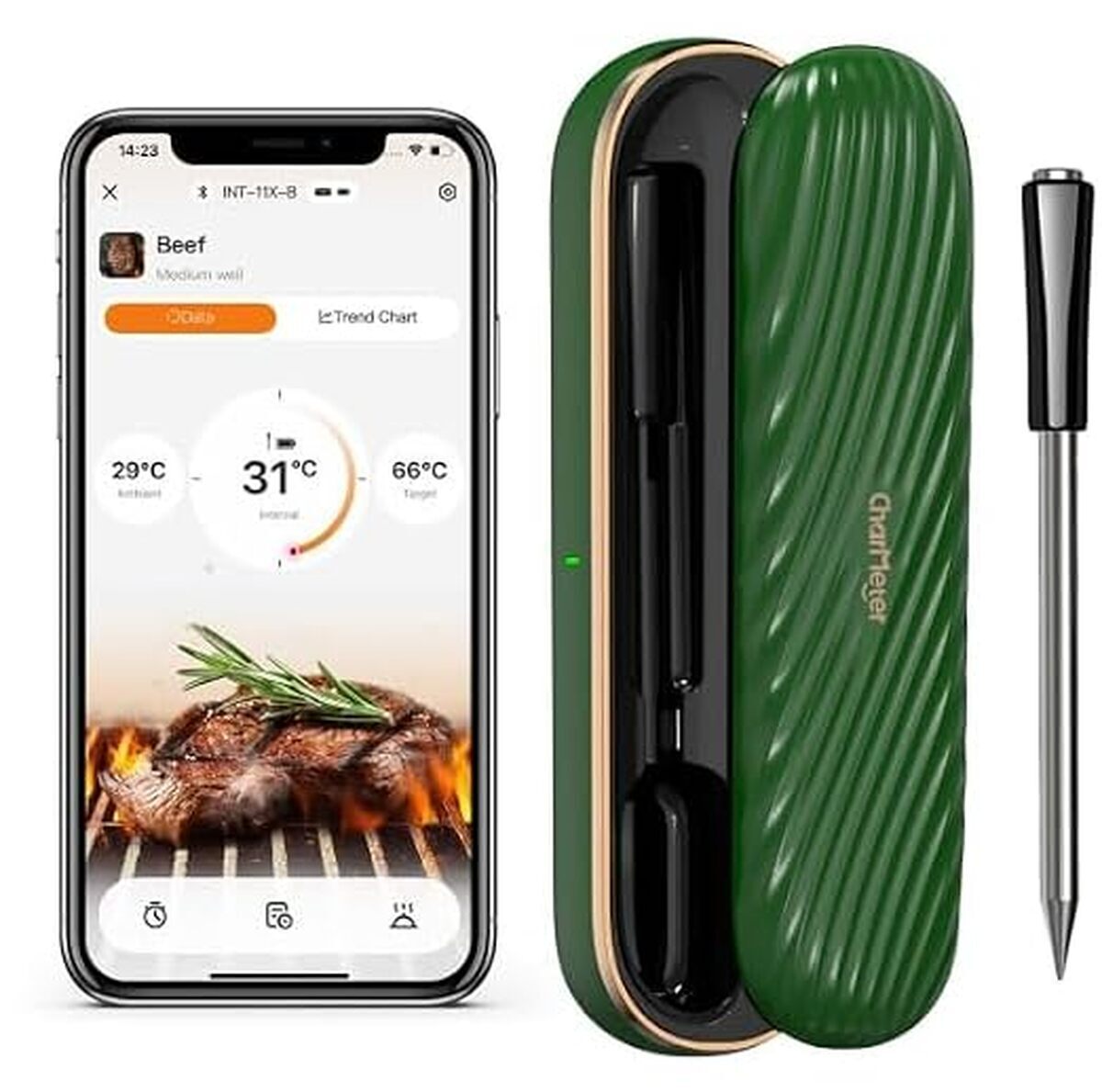 Test du thermomètre à viande sans fil : portée Bluetooth 150 m