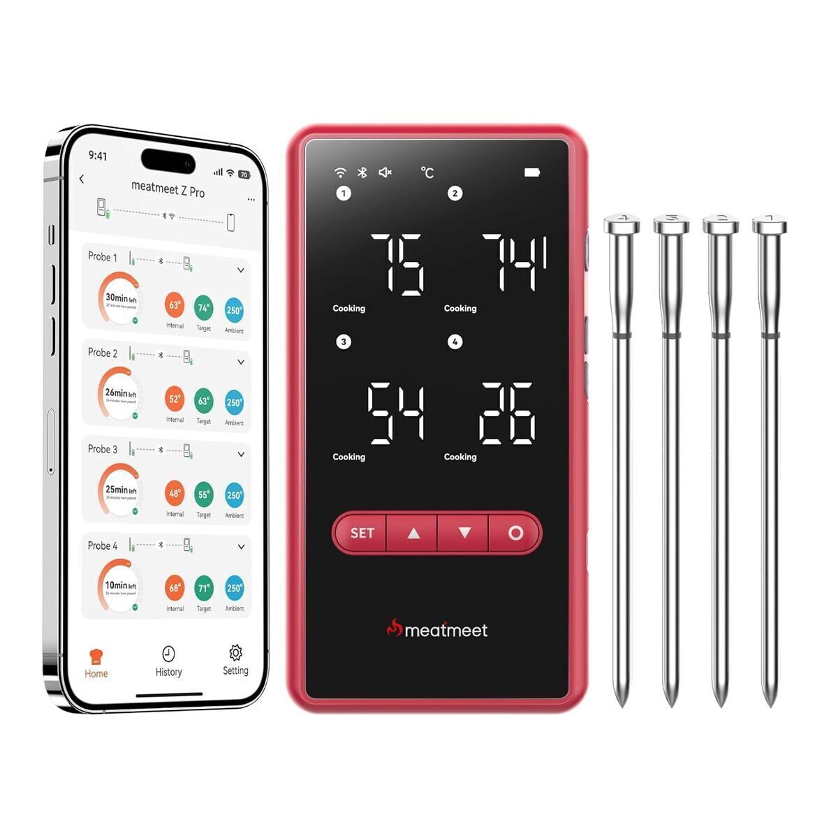 Test du thermomètre Meatmeet Z Pro : performance extrême et connectivité