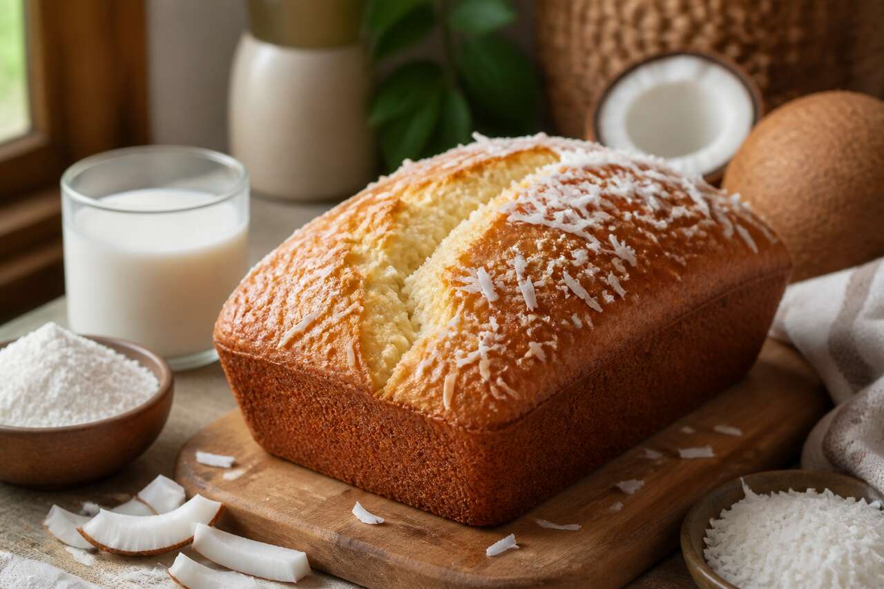 Recette du pain coco tahitien moelleux et parfumé